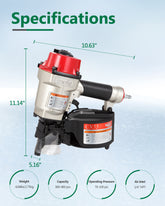Meite CN55 15º 1-1/4" to 2-1/4" Industrial Coil Nailer